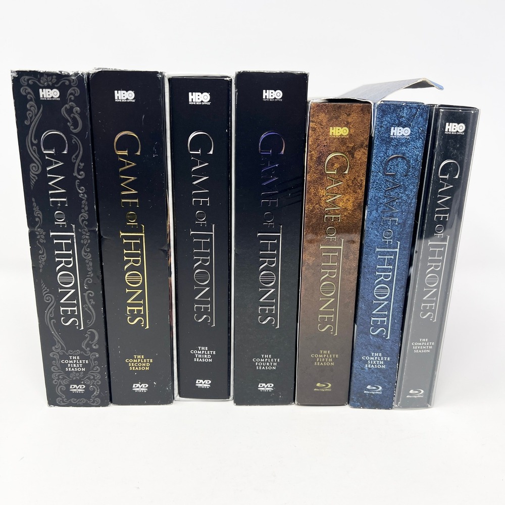 Game of Thrones Complete Seasons 1-7 Box Set Bundle DVD & Blu-ray HBO Series